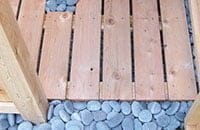 Outdoor Shower Accessory - Beach Pebbles