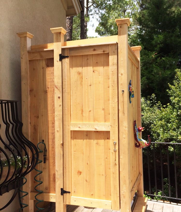 Outdoor Shower Enclosures Cape Cod, Freestanding Outdoor Shower Stall