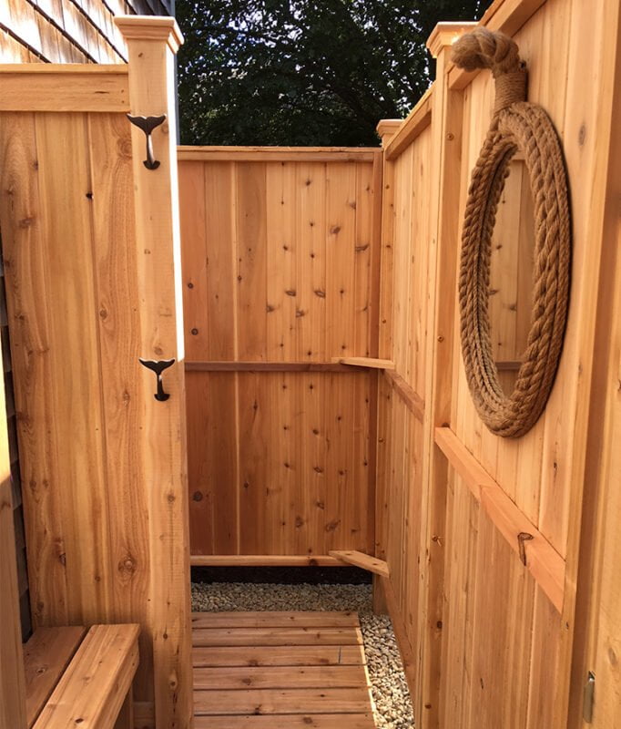 Outdoor Shower Enclosure | Cedar Showers Kits | Outdoor Company