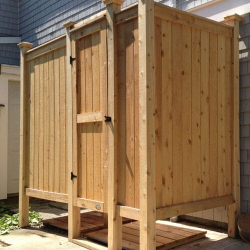 outdoor showers designs kit deluxe free standing