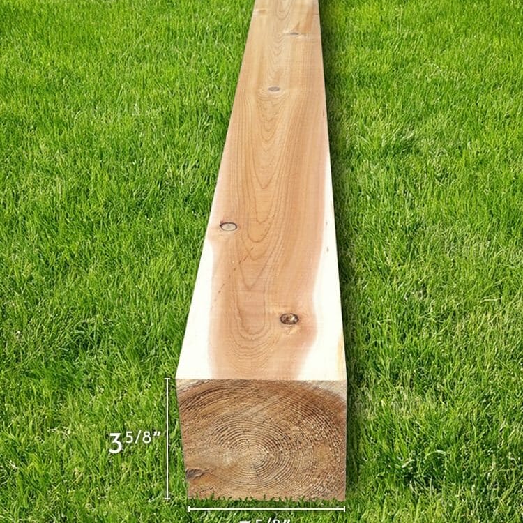Outdoor Shower Cedar Posts for Kit