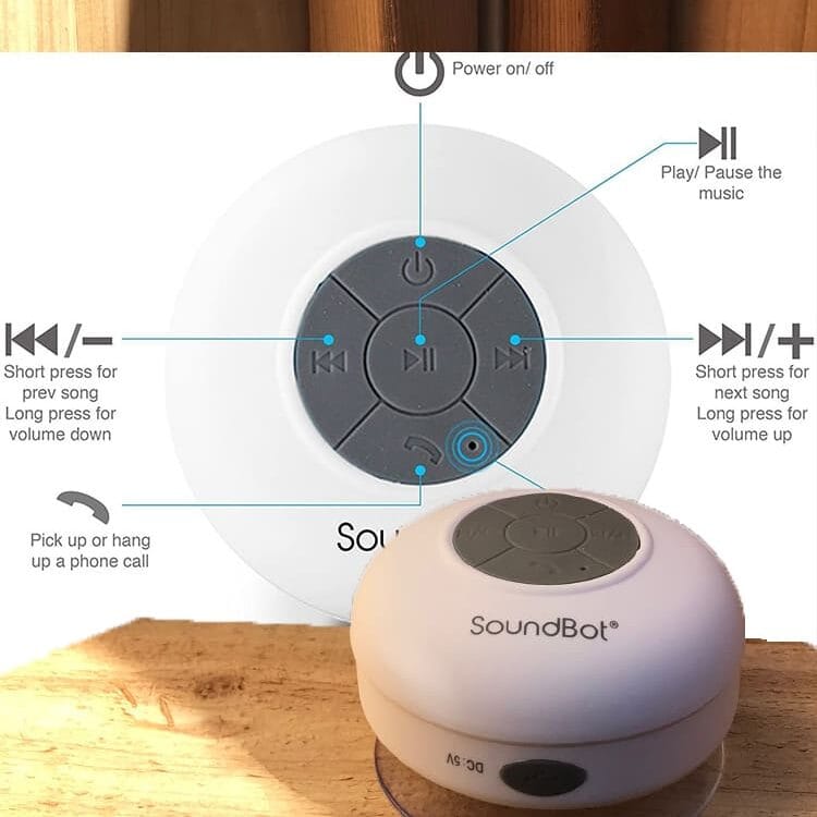 Alternative view of Waterproof Speaker for Outdoor Showers
