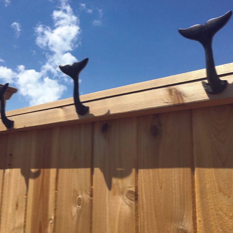 Whale Tail Hooks, Set of 3