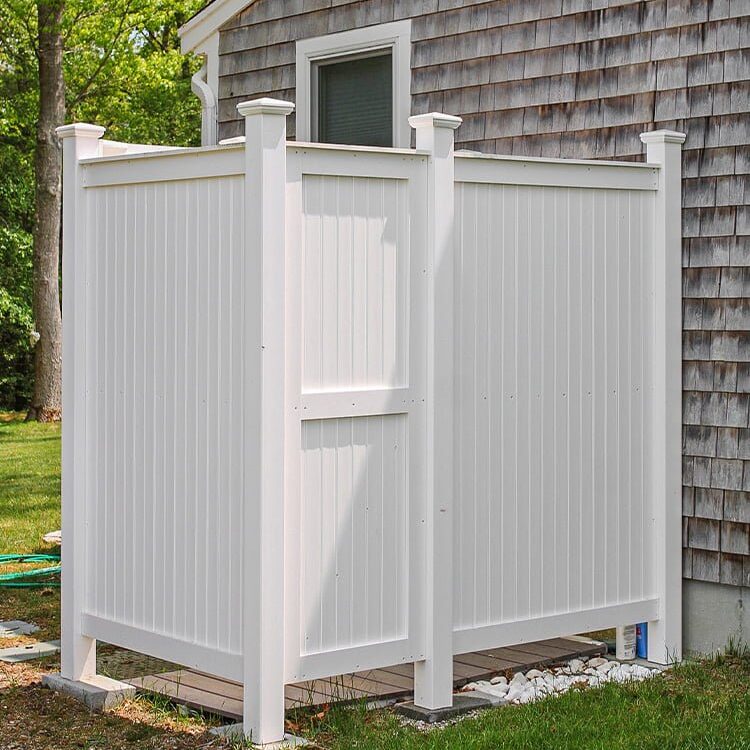 white shower beautiful day