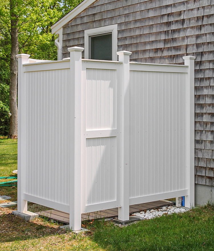 white shower beautiful day