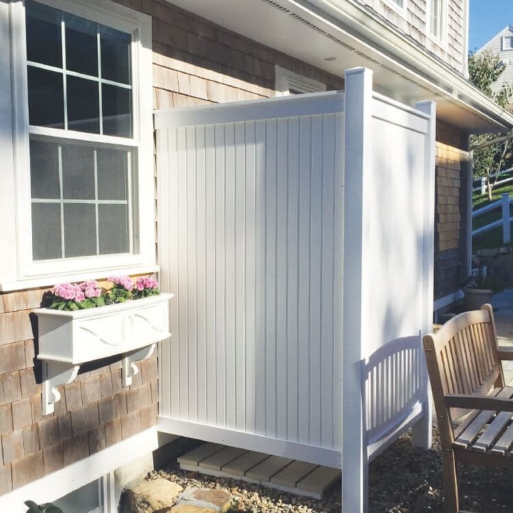 outdoor shower kit vinil