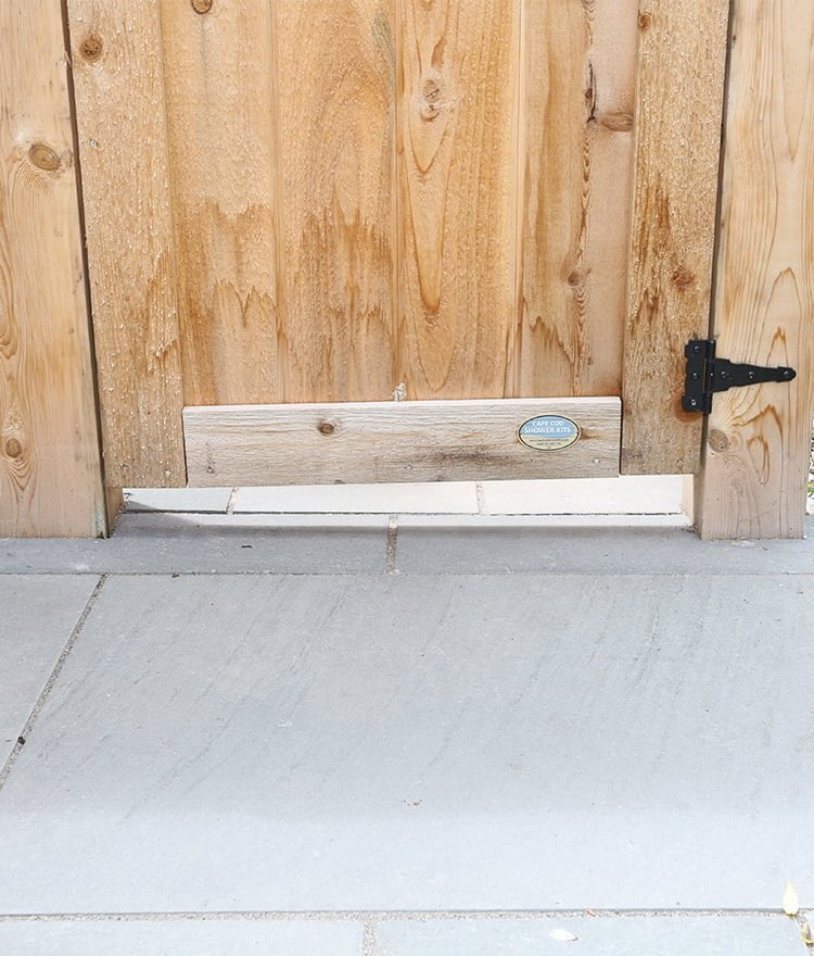 cape cod shower kits cedar deluxe house mount