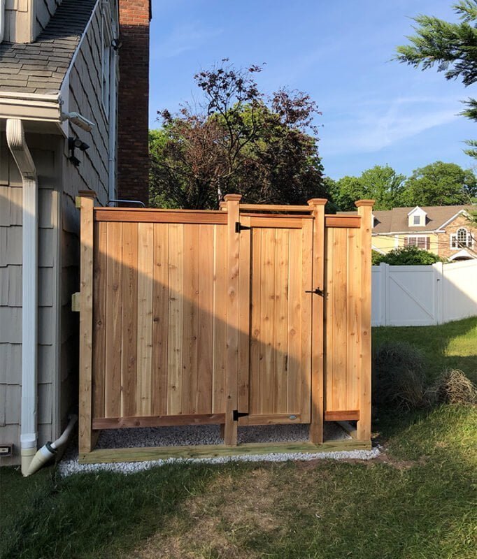 outdoor shower enclosure ideas cedar deluxe