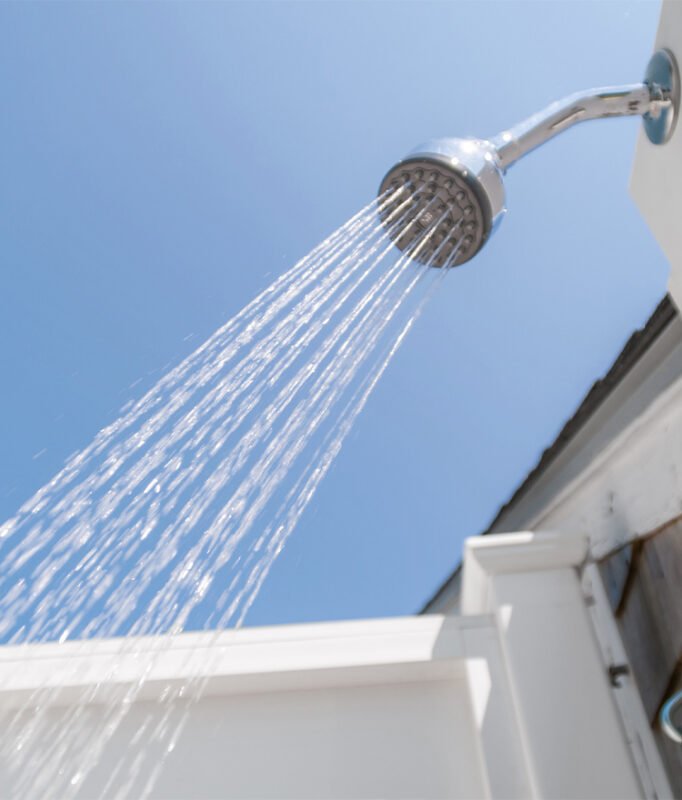 outdoor shower head