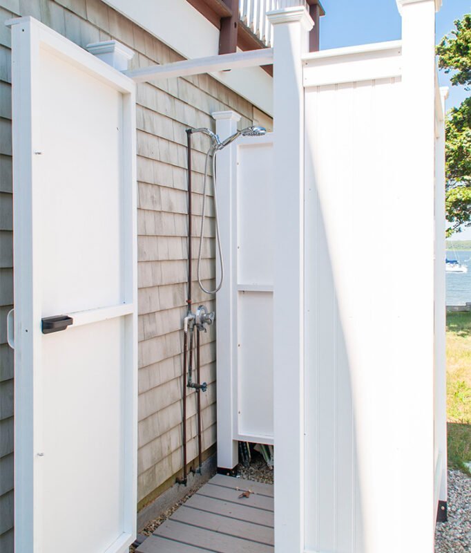 azek outdoor shower kits standard house mount