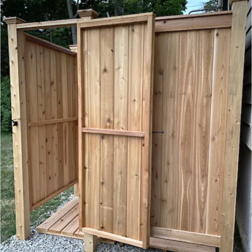 diy outdoor showers