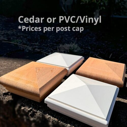 Post Caps for Outdoor Showers